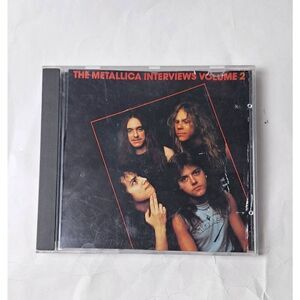 The Metallica Interviews Volume 2 CD Tested/Working-OOP 1992-Lars Ulrich